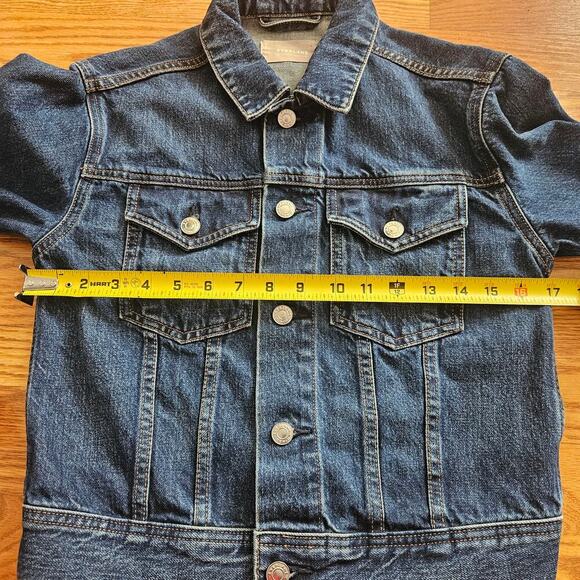 Everlane The Shruken Denim Jean Jacket Size Small - Picture 4 of 7